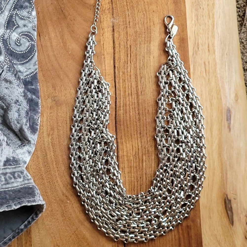 Runway Silver Tasha Designer Necklace